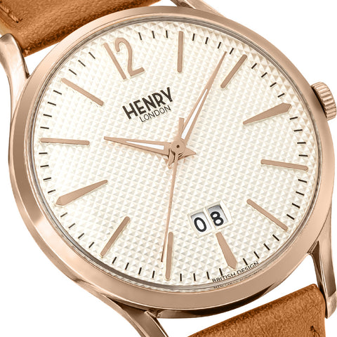 HL41JS0038TAN RICHMOND Silver Watch 2-Year Warranty Japanese Movement Elegant Design Water Resistant