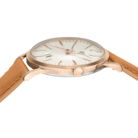 HL41JS0038TAN RICHMOND Silver Watch 2-Year Warranty Japanese Movement Elegant Design Water Resistant
