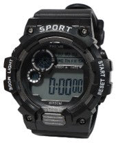 IBTED280BKW IB-TE-D280-BKW Watch - Sleek Digital Design Water Resistant LED Display Alarm Function