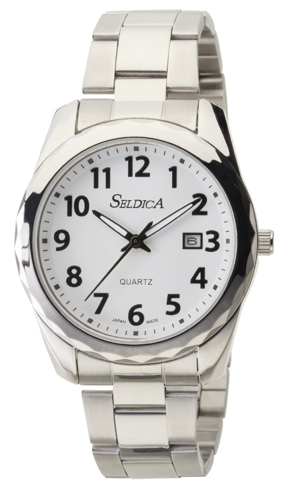 CLEVER IBSDAM048WTS Watch - CREPHA Silver Stylish Design Durable Materials Easy to Clean Versatile for Any Space