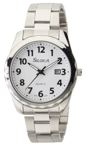 CLEVER IBSDAM048WTS Watch - CREPHA Silver Stylish Design Durable Materials Easy to Clean Versatile for Any Space