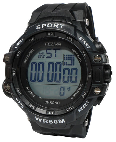 IBTED281BK CREPHA Stopwatch Function Durable Black Design Water-Resistant Stylish and Functional
