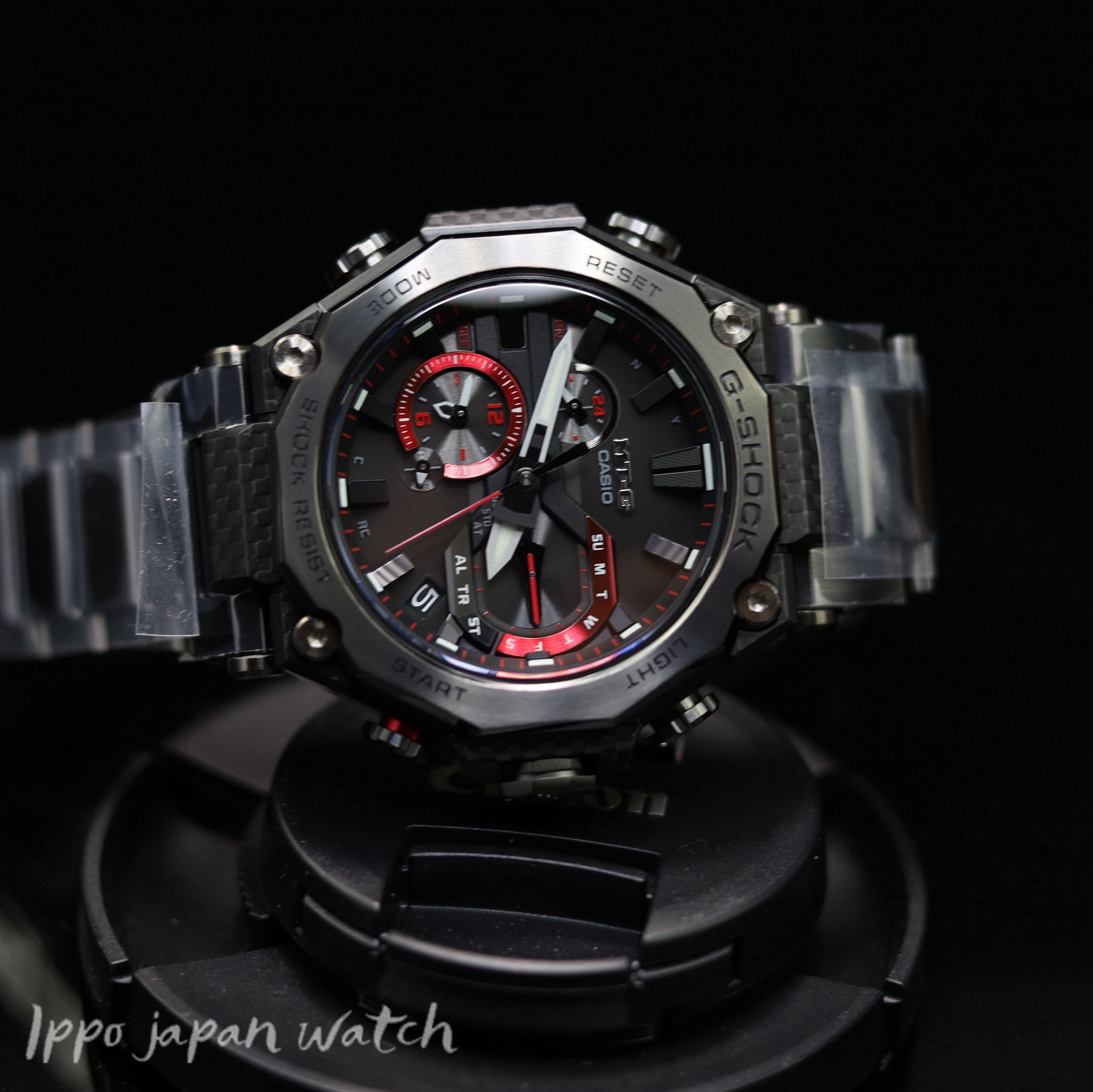 Casio Men's MT-G Dual Core Guard Carbon Bezel MTG-B2000YBD-1AJF