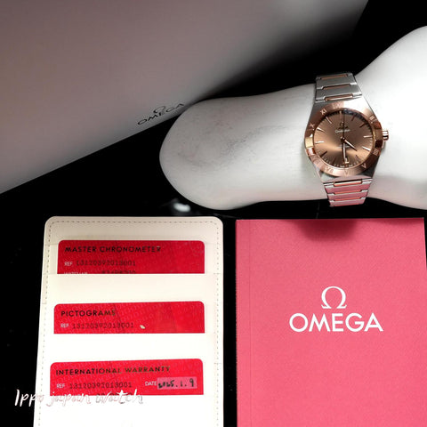 OMEGA Constellation 5-Year Warranty Brown 131.20.39.20.13.001 [Parallel Import]