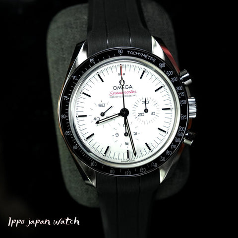 OMEGA 310.32.42.50.04.001 Speedmaster Moonwatch Professional 42mm Manual Wind with Rubber Strap and 5 Year Warranty for Timeless Style and Precision