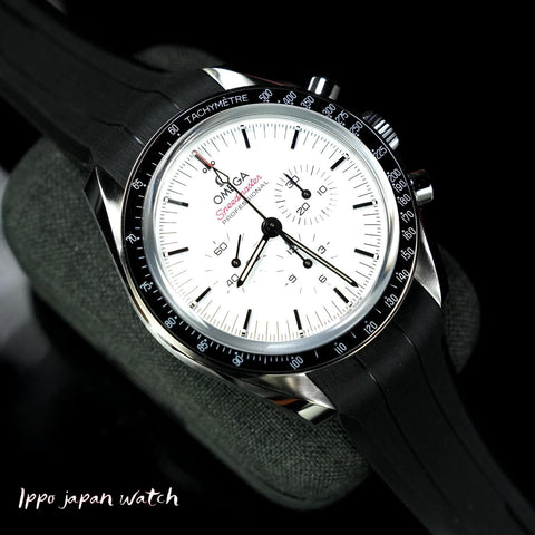 OMEGA 310.32.42.50.04.001 Speedmaster Moonwatch Professional 42mm Manual Wind with Rubber Strap and 5 Year Warranty for Timeless Style and Precision