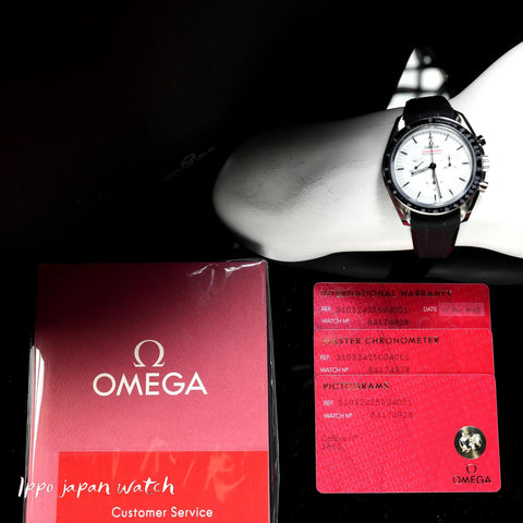 OMEGA 310.32.42.50.04.001 Speedmaster Moonwatch Professional 42mm Manual Wind with Rubber Strap and 5 Year Warranty for Timeless Style and Precision