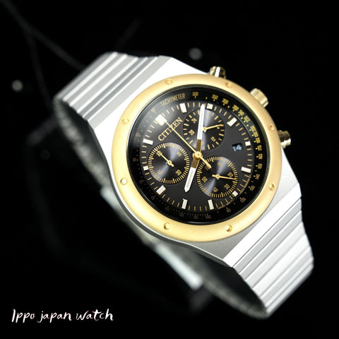 Citizen AT2544-64E RECORD LABEL Solar Power Eco-Drive 1984