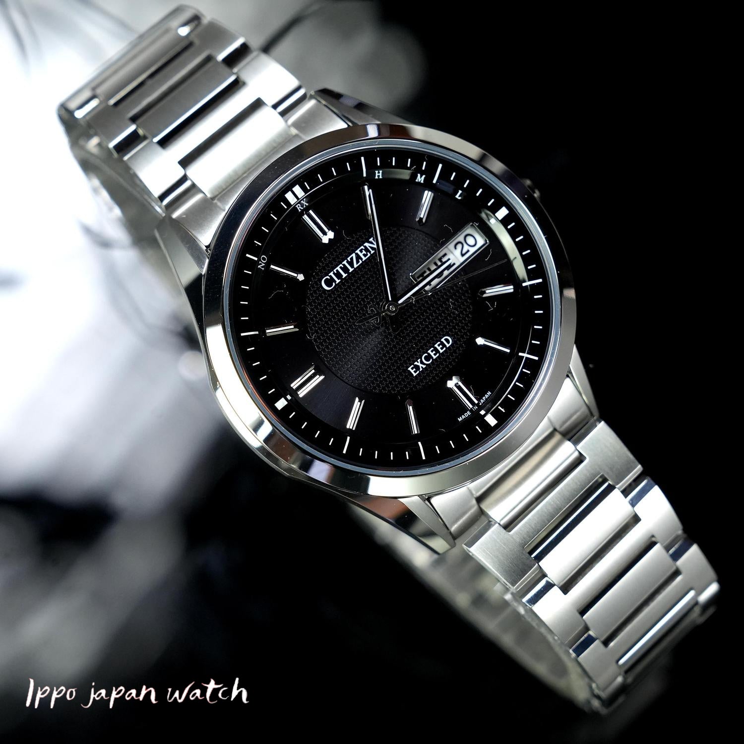 Citizen EXCEED AT6030-51E Eco-Drive Radio-Controlled Watch Day