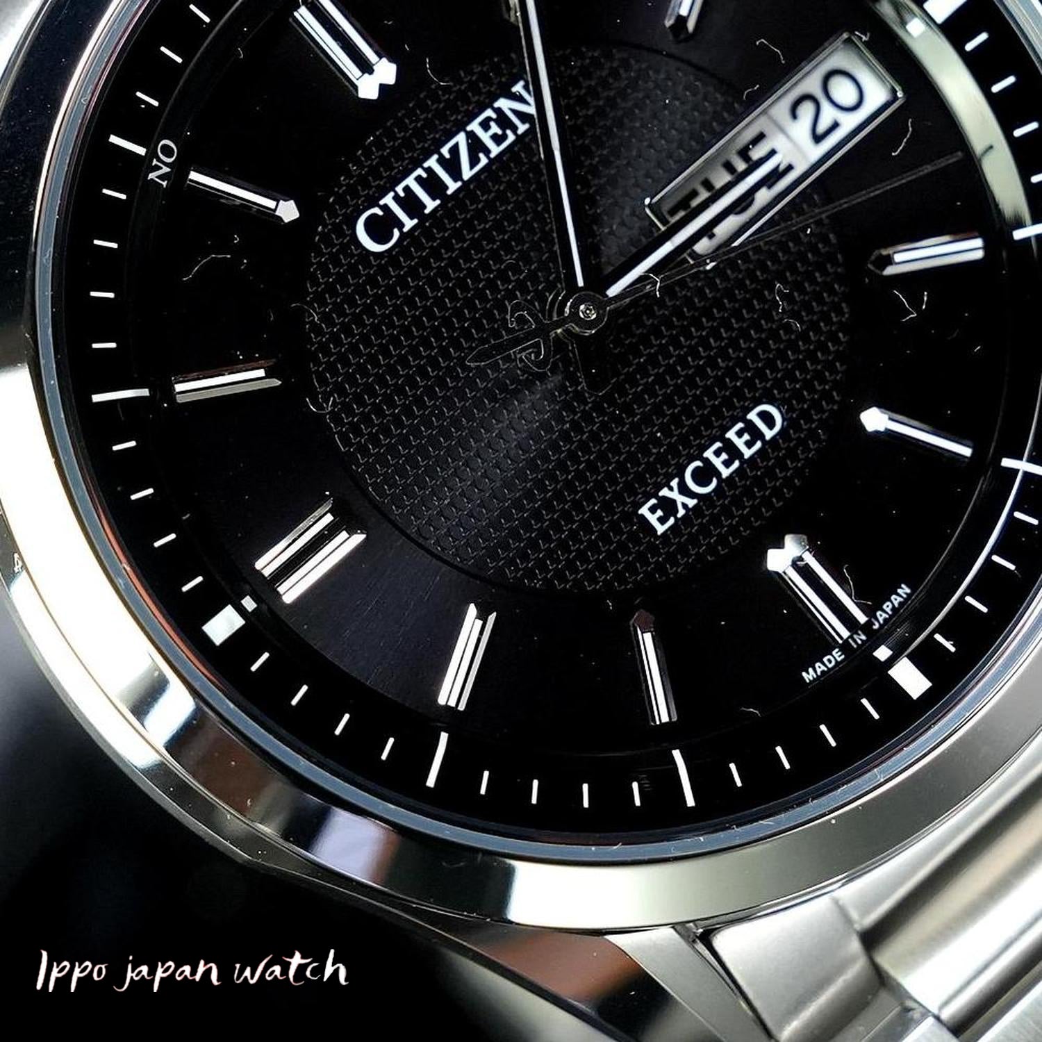 B*h様 CITIZEN EXCEED クォーツ腕時計 ブラック Citizen EXCEED AT6030-51E Eco-Drive Radio-Controlled Watch Day