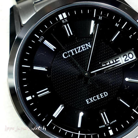 CITIZEN AT6030-51E Watch - EXCEED Eco-Drive Radio-Controlled Watch Day-Date Model Men's Watch (Image 3)