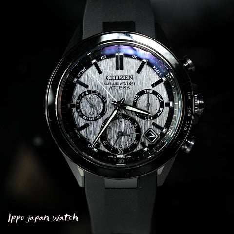 Citizen ATTESA Men's Watch Eco-Drive Solar Powered GPS Satellite Radio Watch Double Direct Flight ACT Line CC4055-14H