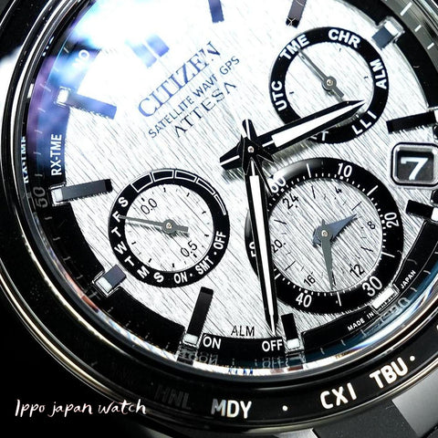 Citizen ATTESA Men's Watch Eco-Drive Solar Powered GPS Satellite Radio Watch Double Direct Flight ACT Line CC4055-14H