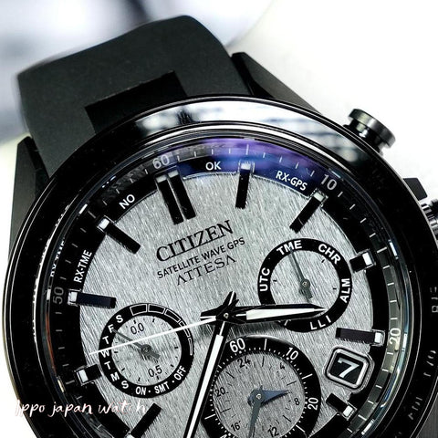 Citizen ATTESA Men's Watch Eco-Drive Solar Powered GPS Satellite Radio Watch Double Direct Flight ACT Line CC4055-14H