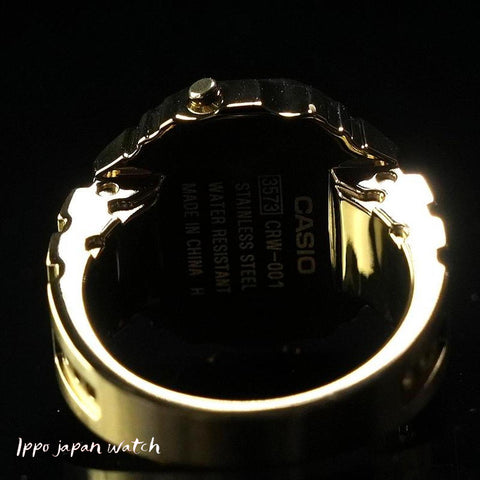 Casio analog CRW-001G-9JR/CRW-001G-9World Time alarm Auto-Calendar RING WATCH  2025.10 release