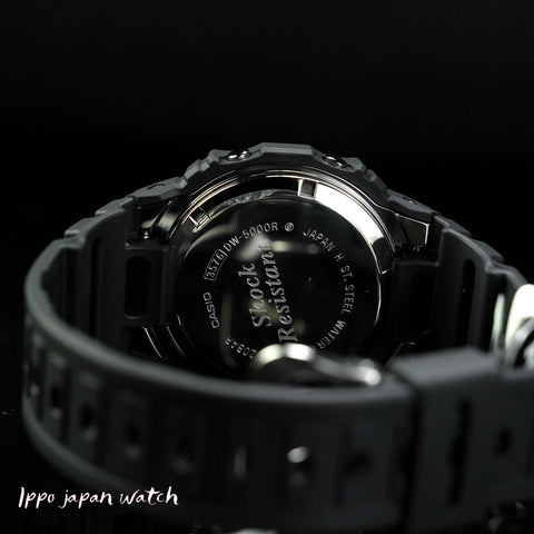 CASIO DW5000R1AJF G-SHOCK First Generation Reissue Model Black DW-5000R-1AJF by CASIO - Iconic Durable Watch with Shock Resistance and Water Resistance