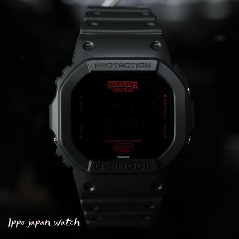 IPPO JAPAN WATCH DW-5600STT-1JR WATCH - Casio G-SHOCK Stranger Things Collaboration digital Stopwatch 2025.12 release (Image 
