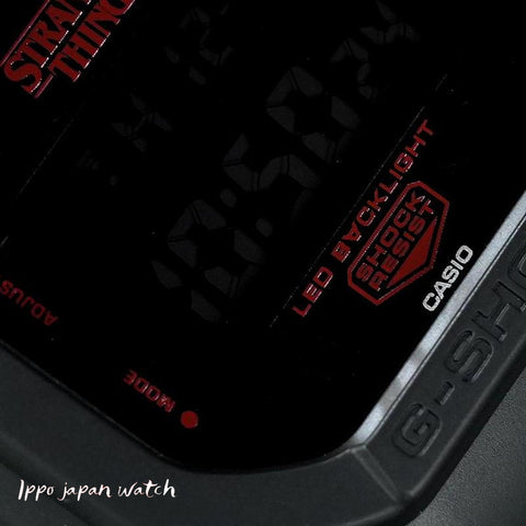 IPPO JAPAN WATCH DW-5600STT-1JR WATCH - Casio G-SHOCK Stranger Things Collaboration digital Stopwatch 2025.12 release (Image 
