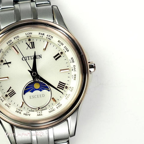 Citizen Ladies EE1016-66A EXCEED Solar Powered Radio-Controlled Direct Flight Pair Model watch