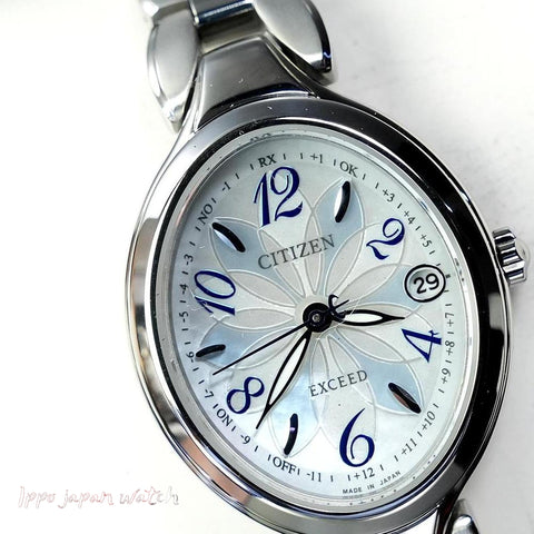 Citizen ES9510-57D EXCEED Eco-Drive Radio-Controlled analog Super Titanium Ladies Watch  2025.12.4 release