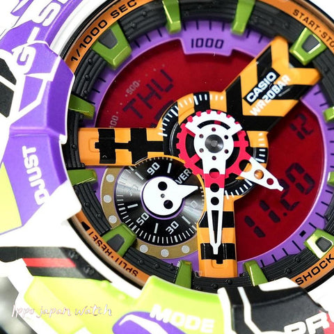 Casio G-shock  GA-110EVA30-7AJR Evangelion collaboration model Digital Analog watch 2025.10 release