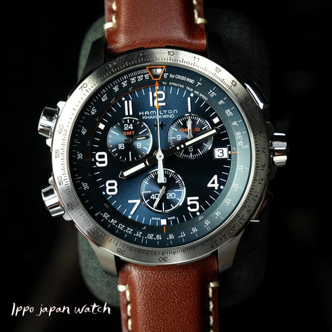 Hamilton H77922541 Watch - Khaki Aviation X-Wind GMT Chrono Quartz