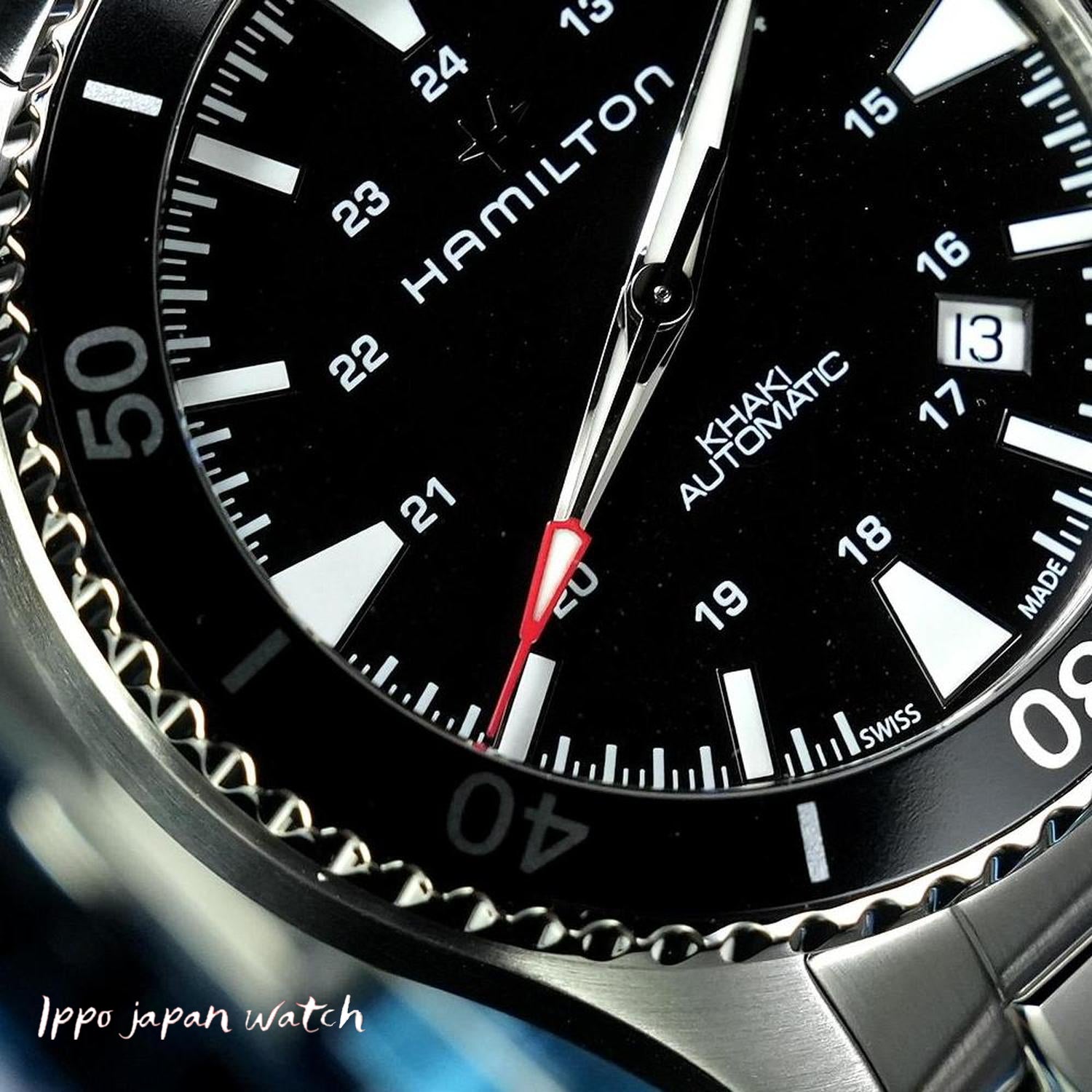 Hamilton H82335131 Watch - Khaki Navy Scuba Auto Watch (Image 3)