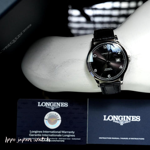 Longines Men's Leather Belt Watch Parallel Import with 2-Year Warranty L2.821.4.56.2