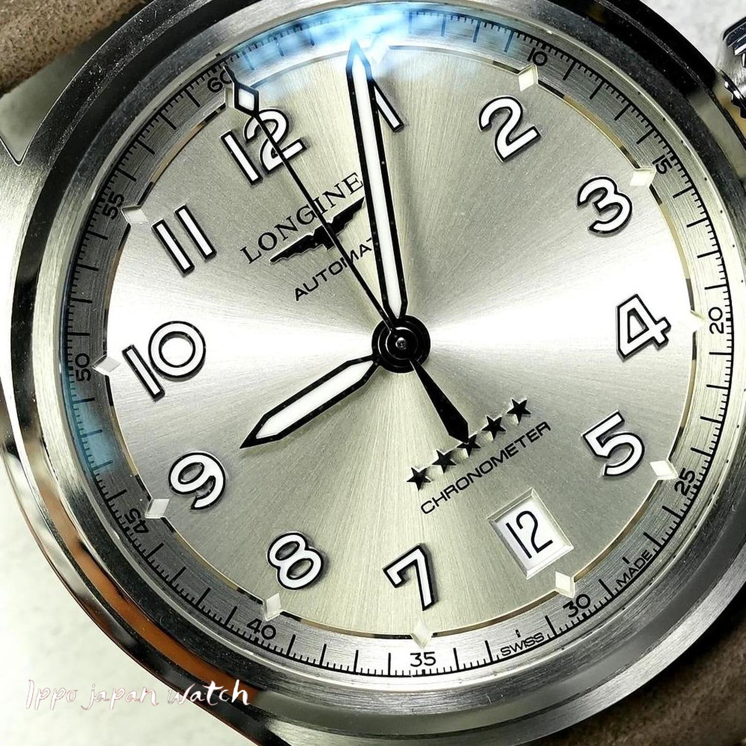 LONGINES L3.410.4.63.2 Watch - Unisex with Leather Strap Parallel Import with 2-Year Warranty Watch (Image 3)