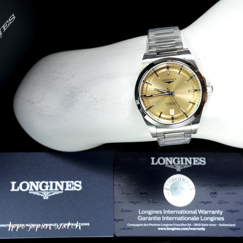 Longines Conquest L3.720.4.62.6 Sunray Champagne Parallel Import 2-Year Warranty  watch