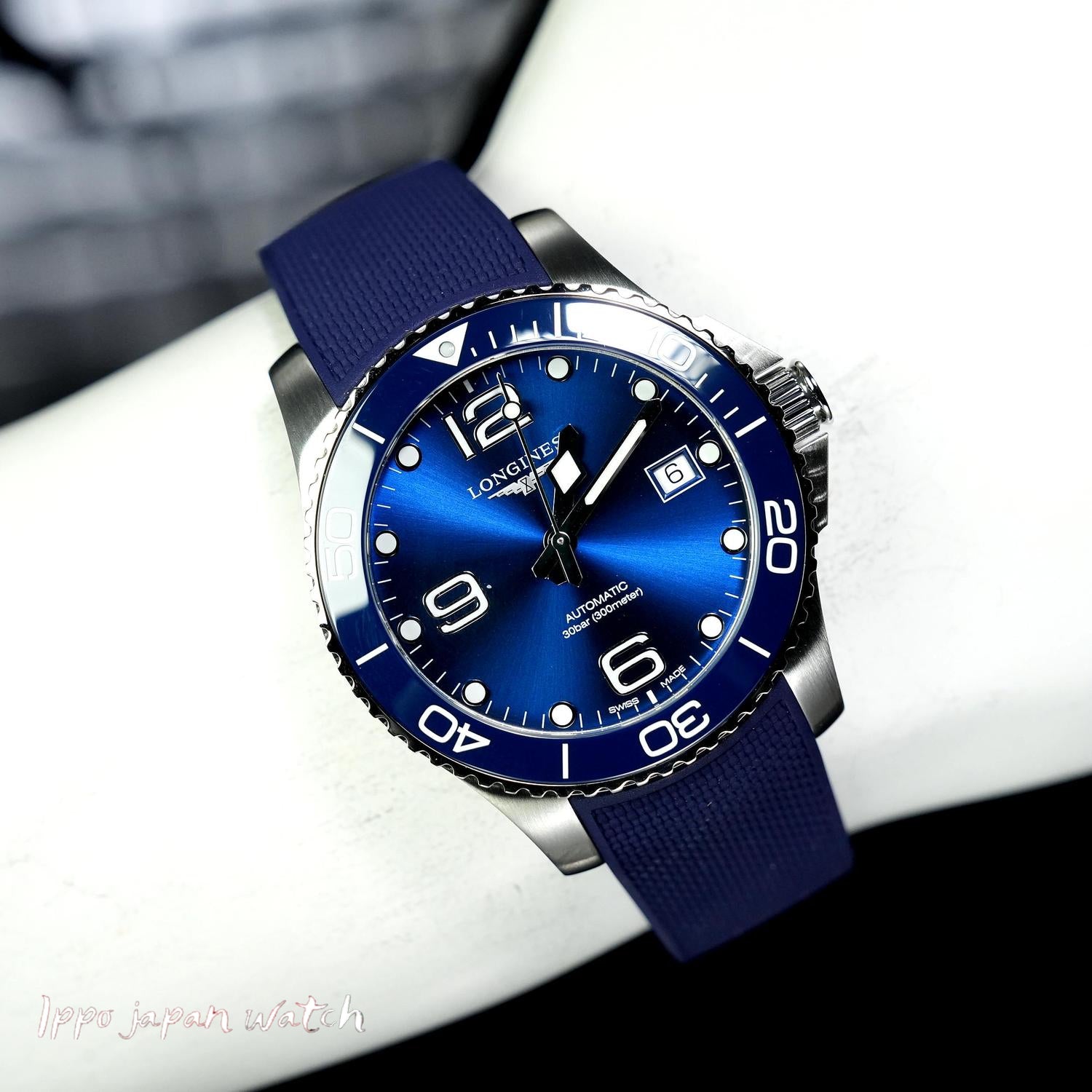 LONGINES L3.780.4.96.9 Watch - Men's Rubber Strap Watch Parallel Imported with 2-Year Warranty (Image 7)