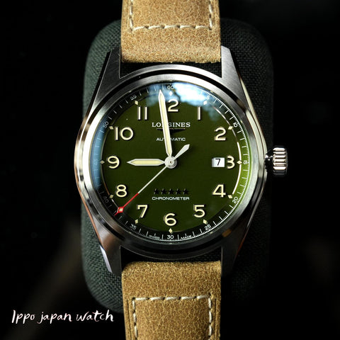 Longines Men's Leather Belt Parallel Import with 2 Year Warranty L3.811.4.03.2