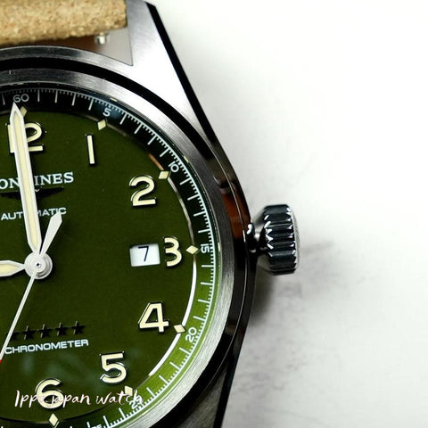 Longines Men's Leather Belt Parallel Import with 2 Year Warranty L3.811.4.03.2