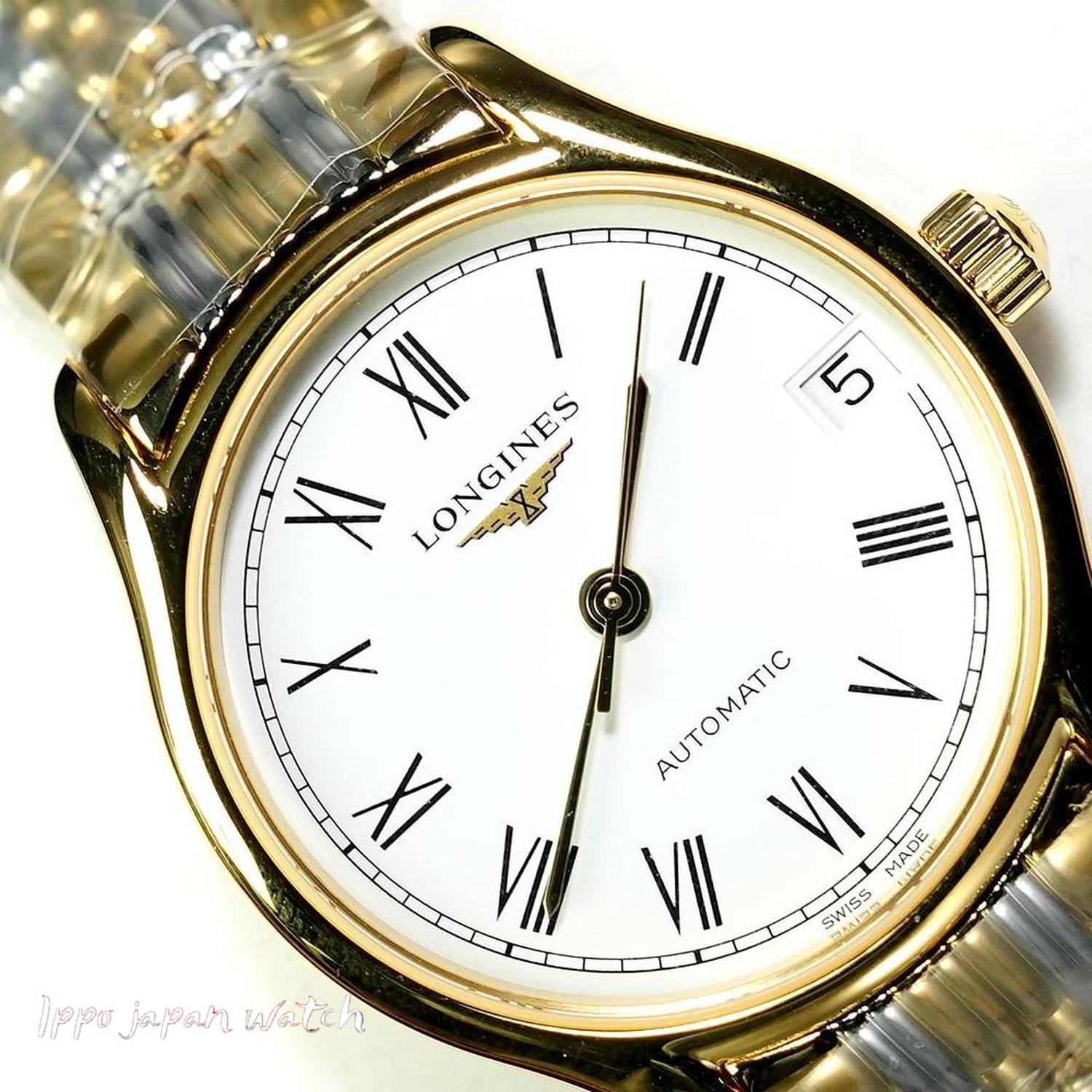 LONGINES L4.361.2.11.7 Watch - Men's Metal Belt Parallel Import with 2 Year Warranty (Image 6)