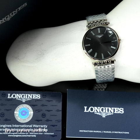 Longines Men's Metal Strap Parallel Import Watch L4.766.4.51.6 with 2-Year Warranty