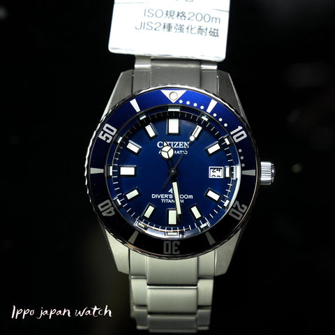 Citizen Men's Watch PROMASTER MARINE Series Mechanical Diver 200m Metal Band NB6021-68L