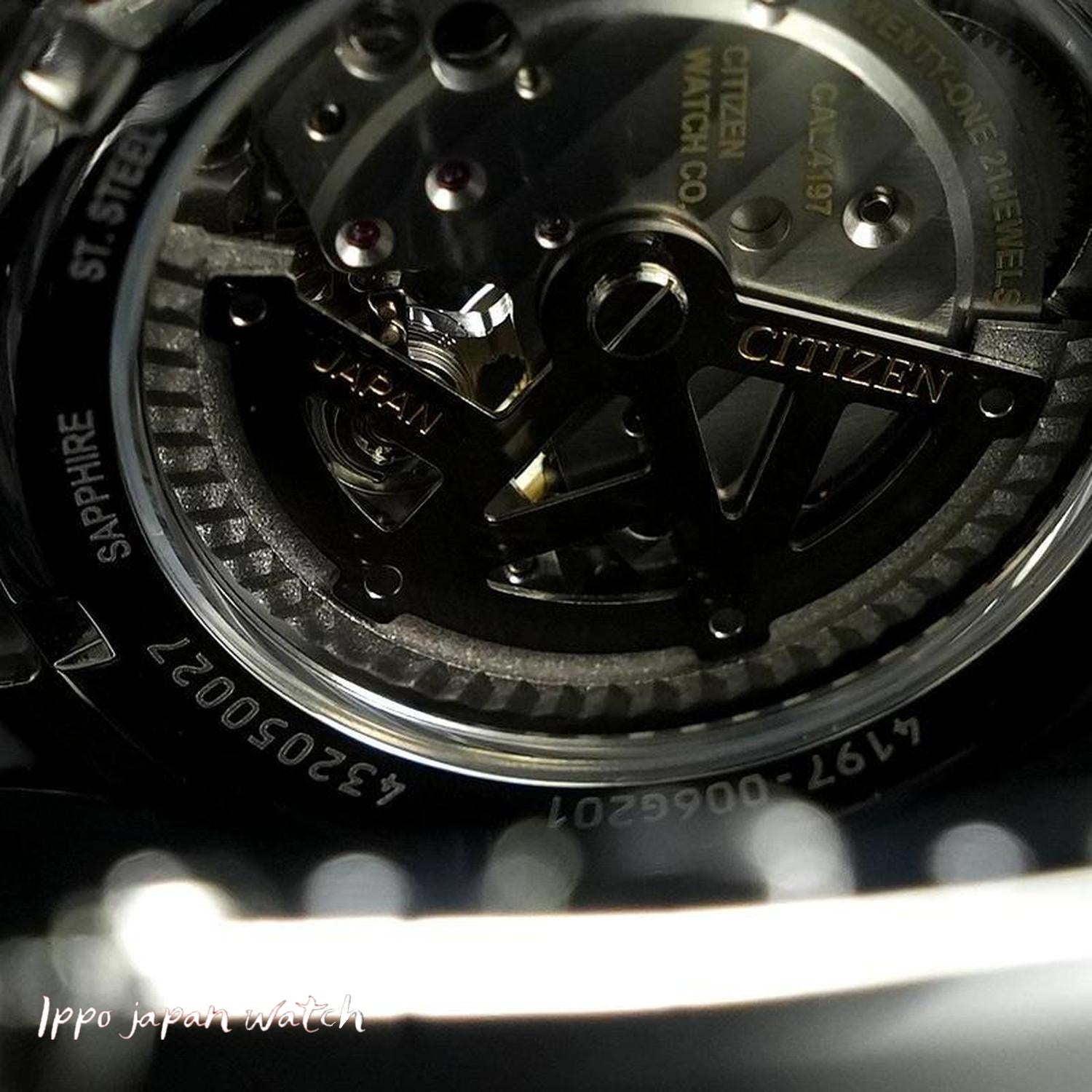 Citizen Men's NP1010-78E Collection Mechanical Open Heart Watch