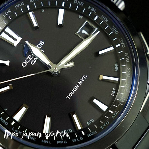 Casio Men's OCEANUS 3-Hand Model Solar Radio Watch OCW-S100B-1AJF
