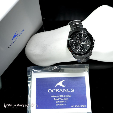 Casio OCEANUS OCW-S7000CN-1AJF analog solar radio bluetooth limited Titanium strap watch  2025.11  release