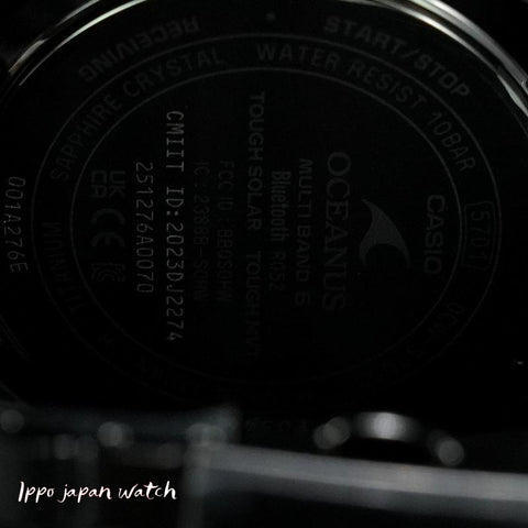 Casio OCEANUS OCW-S7000CN-1AJF analog solar radio bluetooth limited Titanium strap watch  2025.11  release