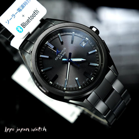Casio OCEANUS 3-Hand Model All Black IP OCW-T200SB-1AJF
