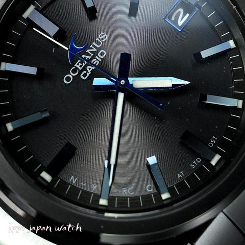 Casio OCEANUS 3-Hand Model All Black IP OCW-T200SB-1AJF