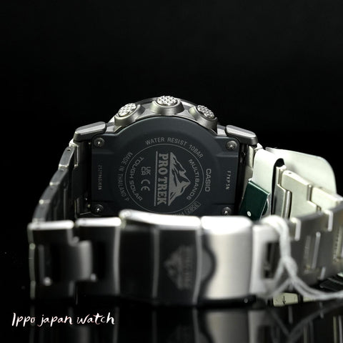 Casio Men's PRO TREK PRW-35 Solar Powered LCD DIG Titanium Band Watch PRW-35TLD-7JF