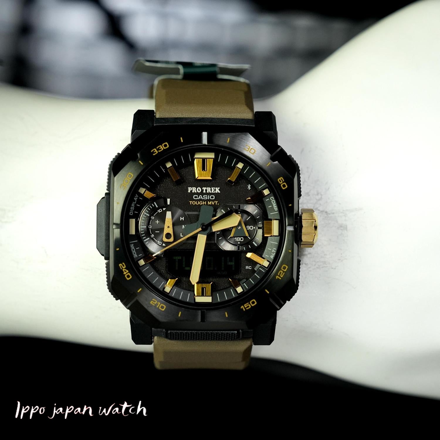 IPPO JAPAN WATCH PRW-B1000-5JF WATCH - Casio analog digital bluetooth solar radio Durasoft strap watch 2025.10.10 release (Im