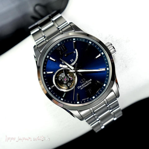 Orient RK-AT0002L Orient Star Contemporary Semi Skeleton Automatic Metal Band Men's  Watch