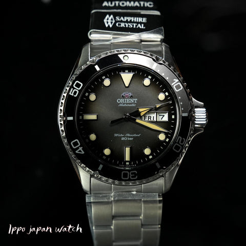 Orient Men's Mako Sports Diver Design Automatic Metal Band Watch RN-AA0810N