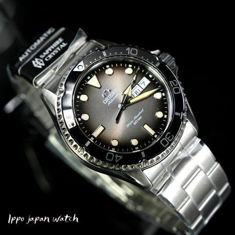 Orient Men's Mako Sports Diver Design Automatic Metal Band Watch RN-AA0810N