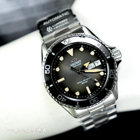 Orient Men's Mako Sports Diver Design Automatic Metal Band Watch RN-AA0810N