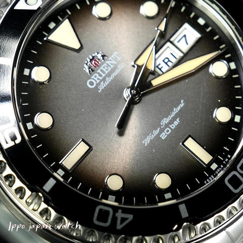 Orient Men's Mako Sports Diver Design Automatic Metal Band Watch RN-AA0810N