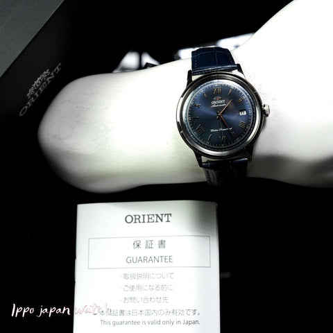 Orient Men's RN-AC0024L Classic Bambino Automatic Winding Calf Band Watch